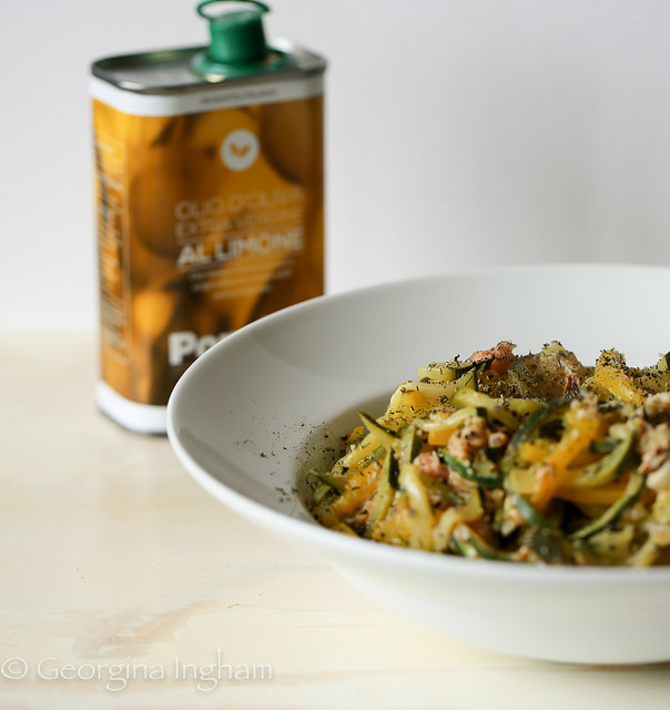 Courgetti with Crab & Brown Shrimp