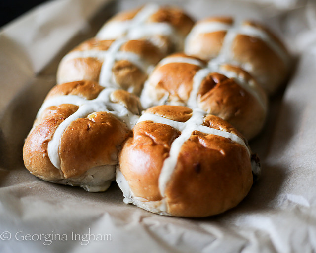 Zesty Hot Cross Buns & Saffron Hot Cross Bun Loaf