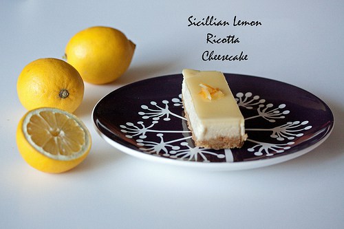Sicillian Lemon Ricotta Cheesecake