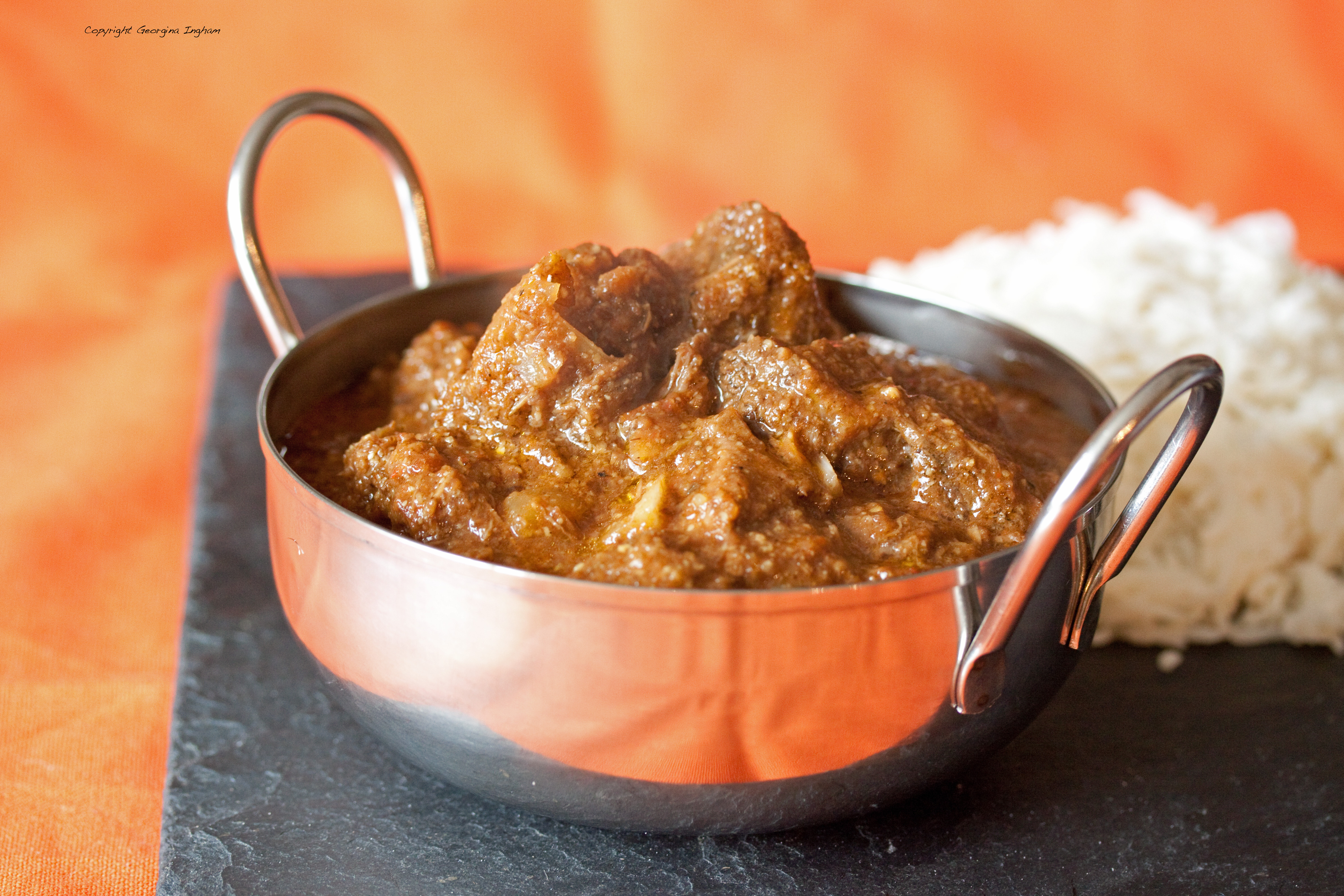 Beef Vindaloo & Coconut Rice